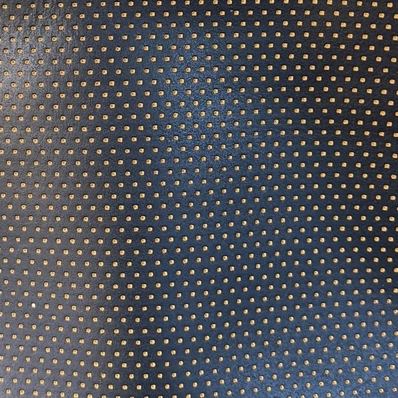 Dooney & Bourke Vintage Cabrio Perforated Polka Dot Leather Hobo Shoulder Bag - Picture 10 of 11